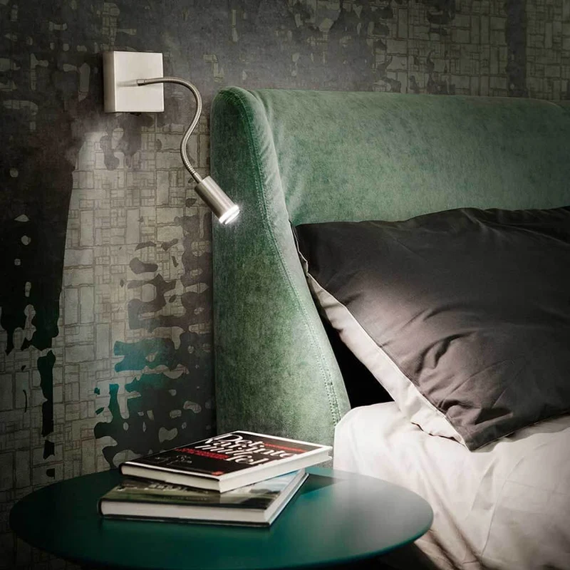 Portici LED Wandleuchte Nickel