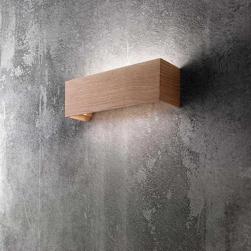 Badia LED Wandleuchte Braun