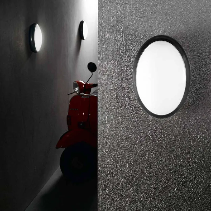 LED Wandleuchte Preston in Schwarz