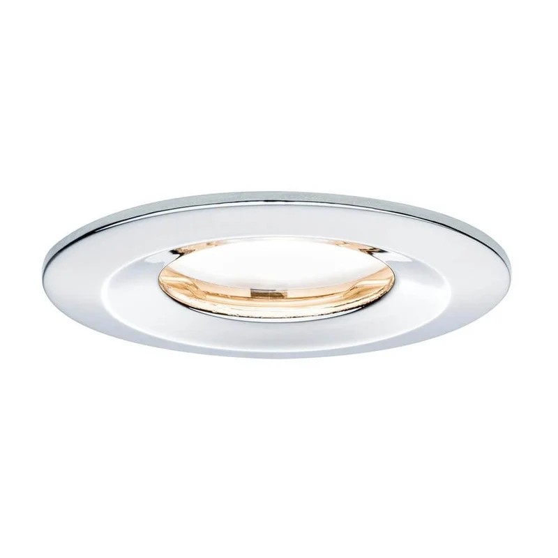 Einbauleuchte LED Coin Slim IP65 rund 6,8W Chrom Dimmbar