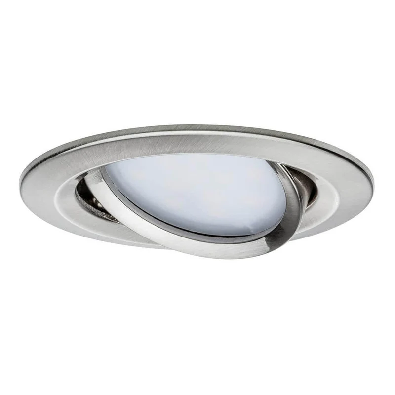 Einbauleuchte LED Coin Slim IP23 rund 6,8W Eisen dimm- & schwenkbar