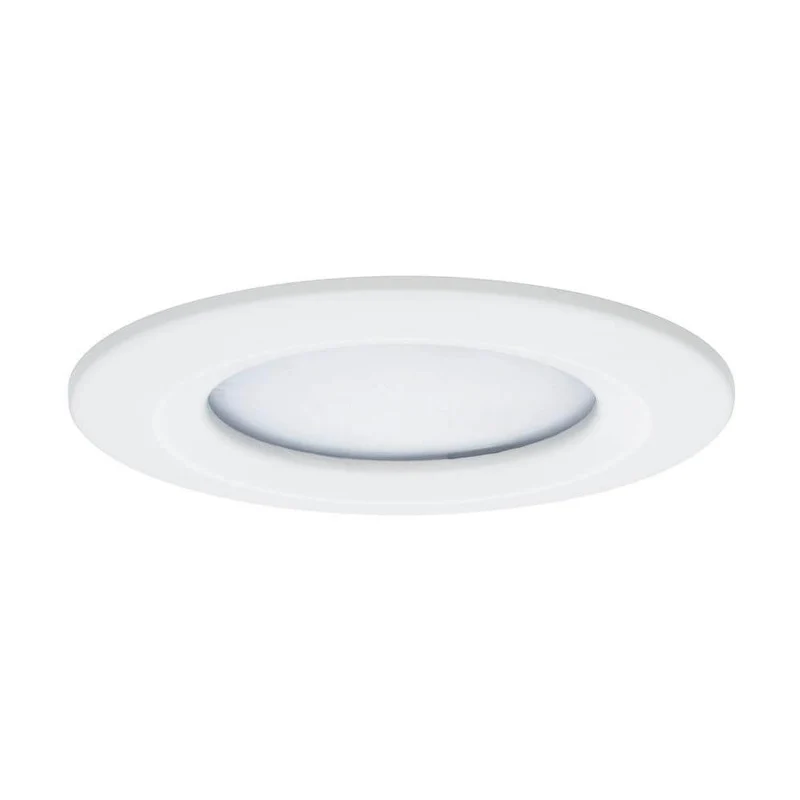 3er LED Einbauleuchten-Set Coin Slim IP44 rund 6,8W Weiß Dimmbar