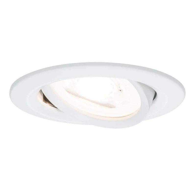 Einbauleuchte Nova IP23 rund Weiß GU10