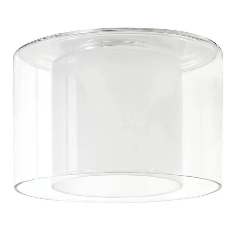 DecoSystems Deco Schirm Twice Klar Opak Glas