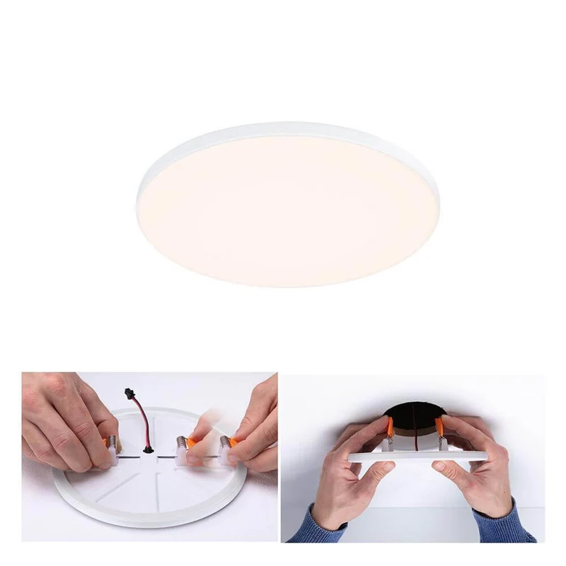 VariFit LED Einbaupanel Veluna Edge Ø 16cm Weiß