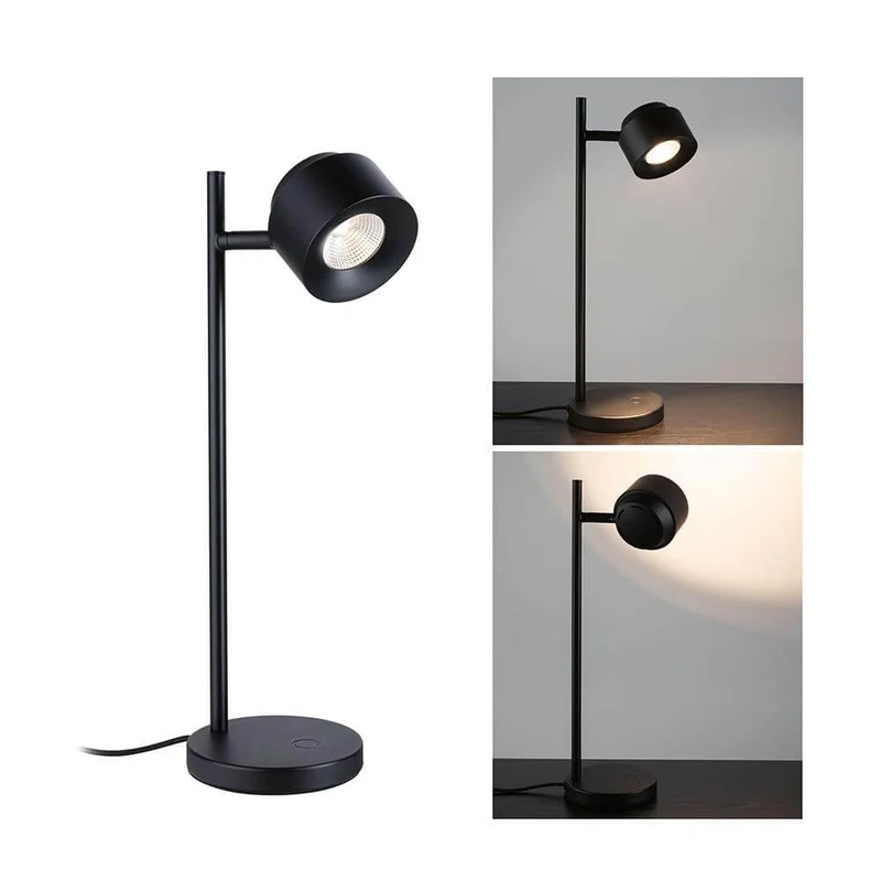 LED Tischleuchte Puric Pane Touch-Dimmer Schwarz