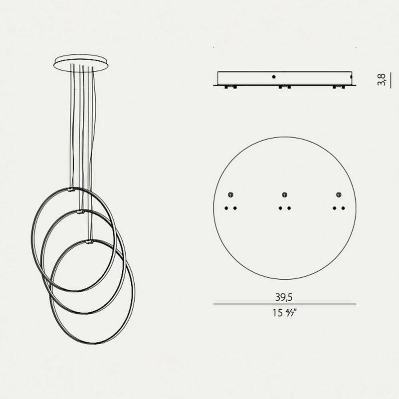 Panzeri Zero Baldachin für Vertical Ringe