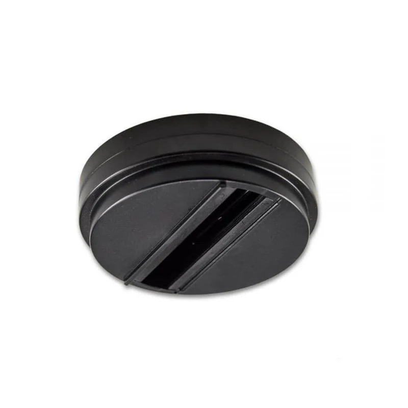 Aufbauadapter für 3-Phasen Schienenstrahler Schwarz 1-Phase Ø 11cm