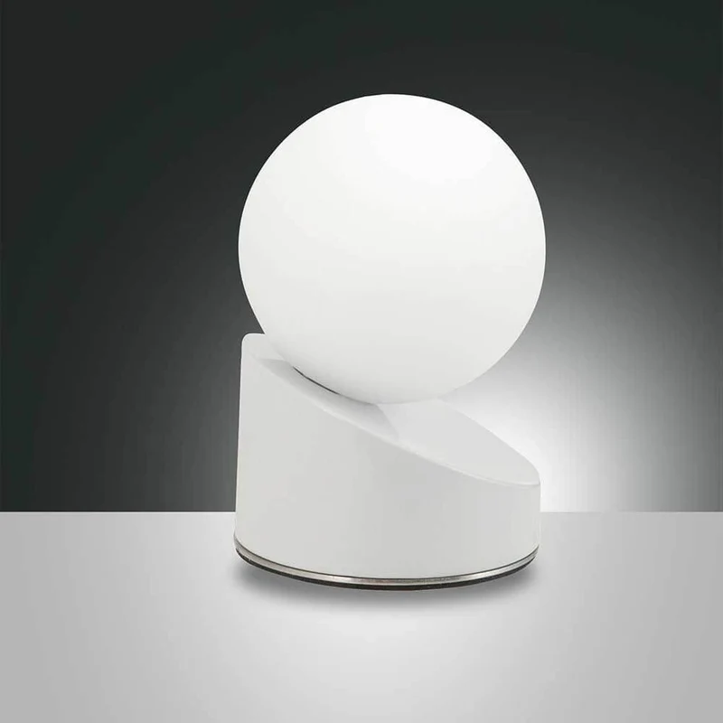 Gravity LED Tischleuchte aus Metall & Glas