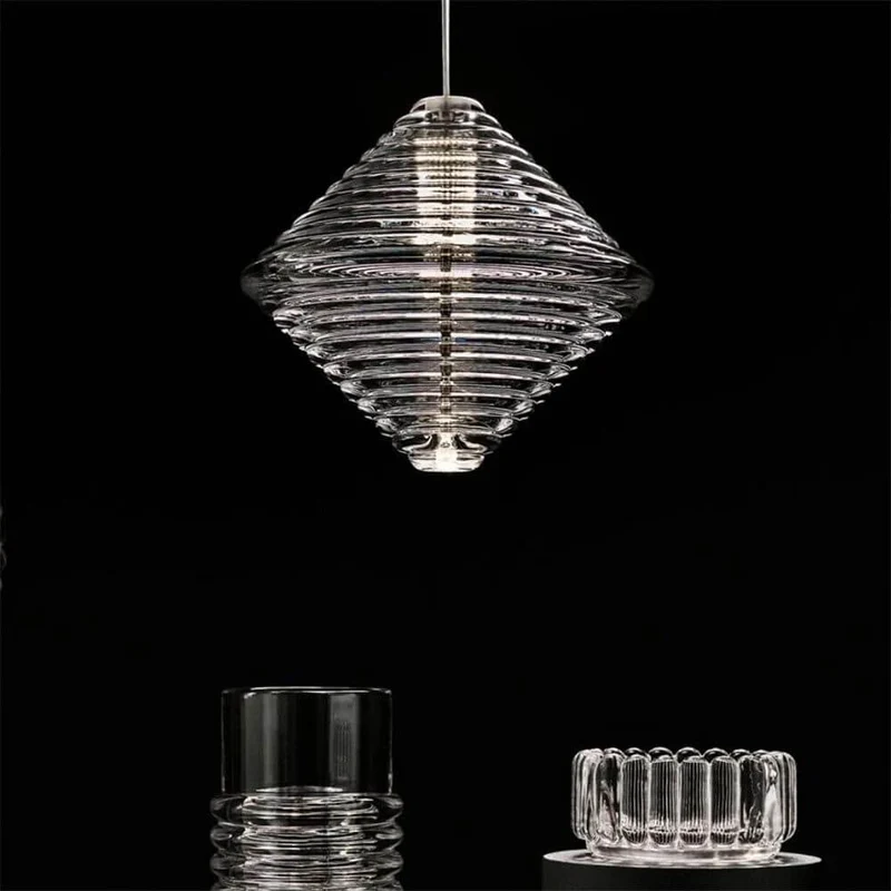Tom Dixon Press Cone Glas-Pendelleuchte