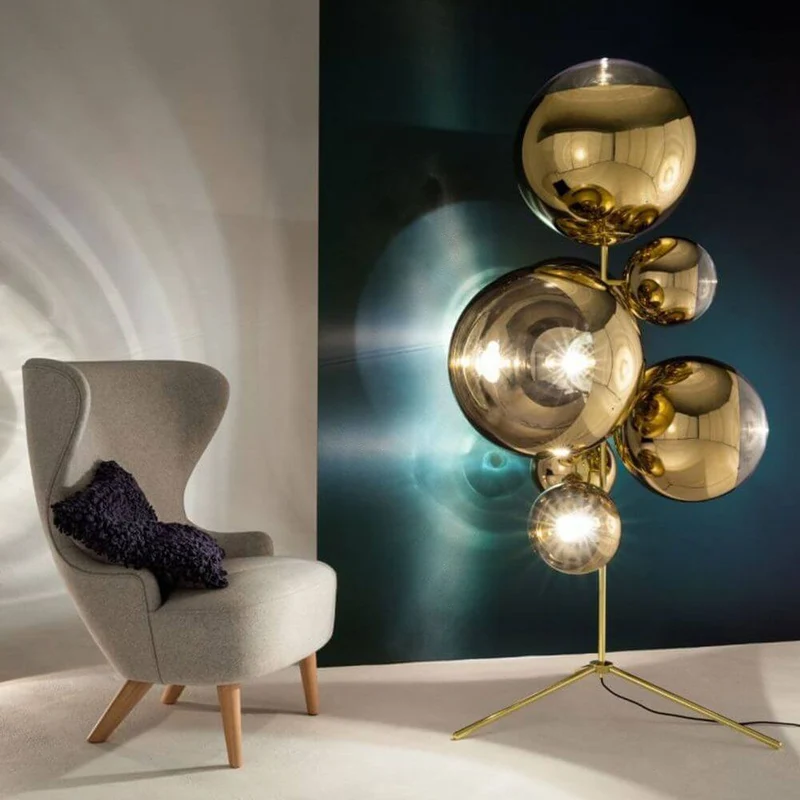 Tom Dixon Mirror Ball Stand Chandelier Stehleuchte