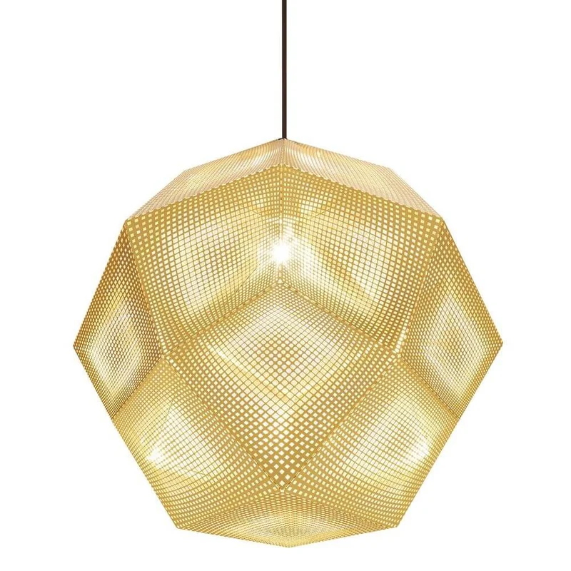 Tom Dixon Etch Metall Hängeleuchte Effektlicht