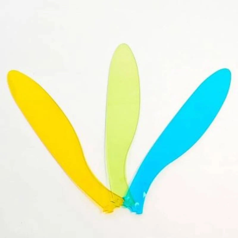 Luceplan Blow 3er-Set Lüfterblätter Mehrfarbig (Blau, Grün, Orange)