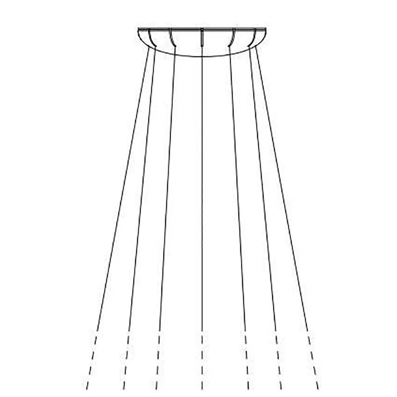 Luceplan Mesh Aufhängung (ohne Body) für Ø 80cm