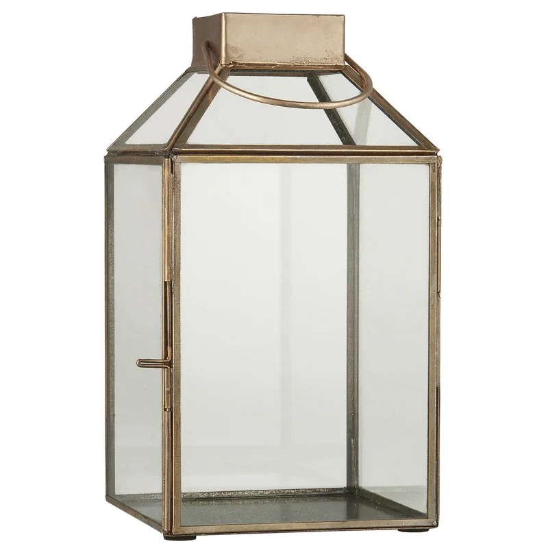 Lykta Norr med sned glastopp 26 cm hög