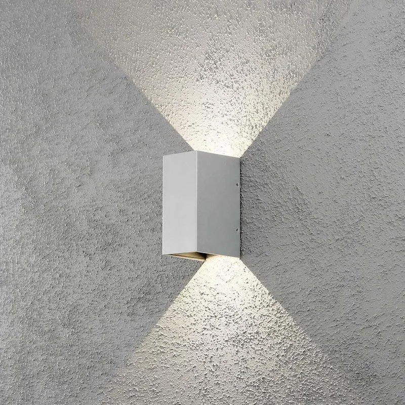 LED Außen-Wandleuchte Cremona verstellbarer Lichtaustritt Grau