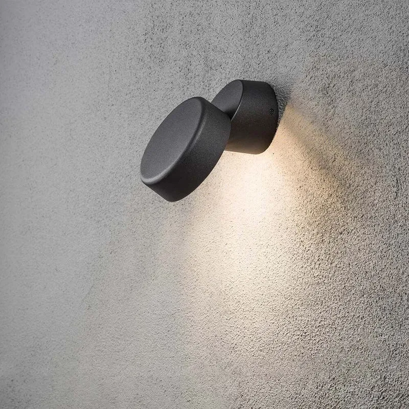 Vicenza LED Außenwandleuchte 230lm , 3000K Schwarz, Acrylglas