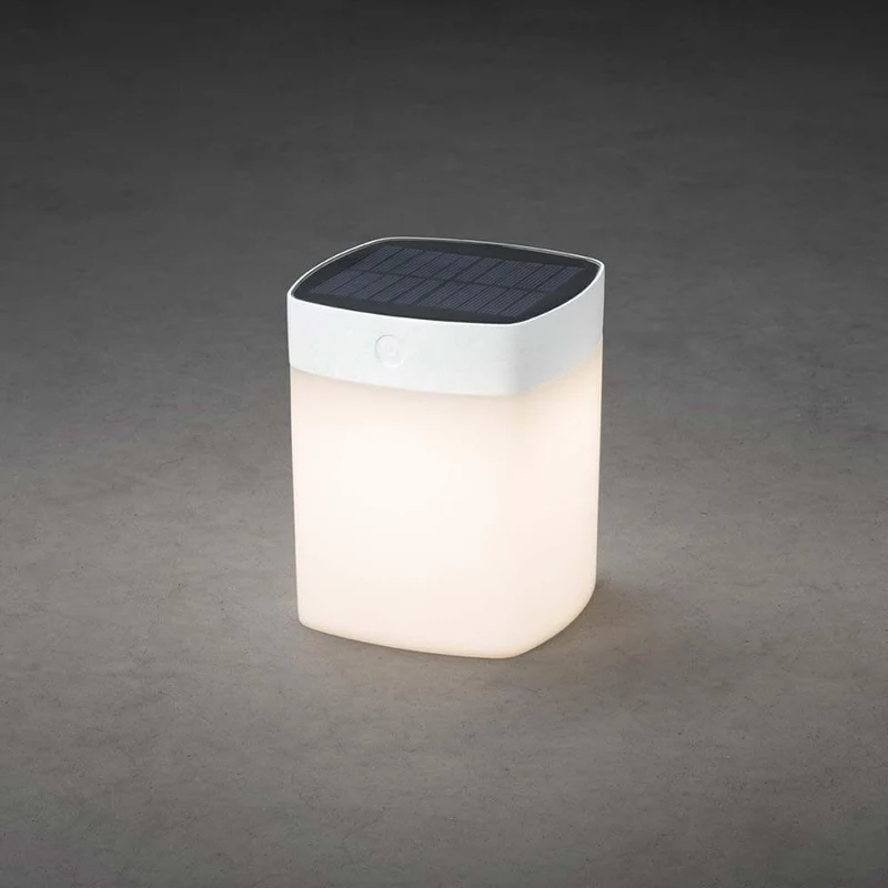 Assisi Solar LED Leuchte Weiß, opales Acrylglas