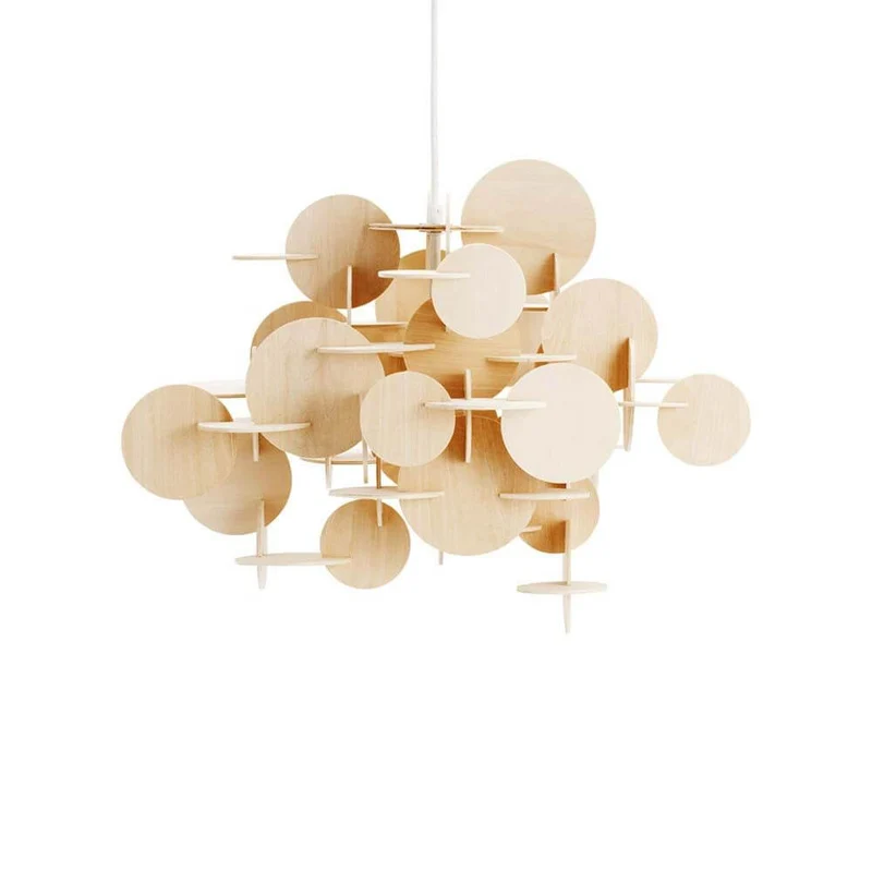 Holz-Pendelleuchte Bau S 44cm