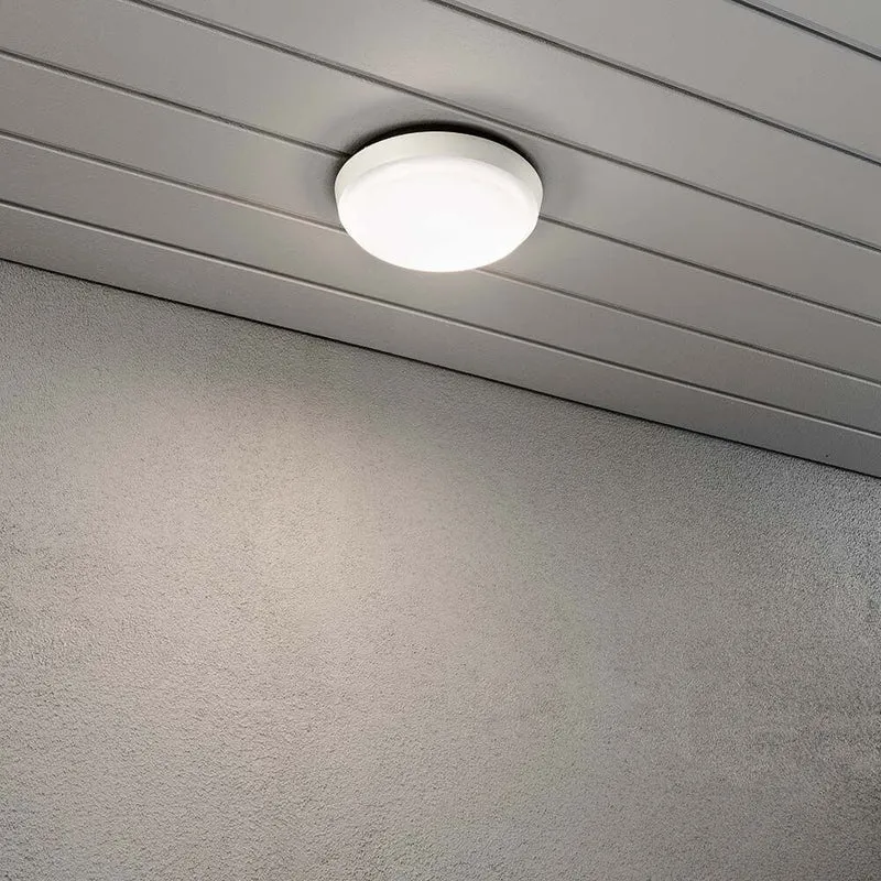 Cesena LED Außen Wand- & Deckenleuchte Rund Weiß