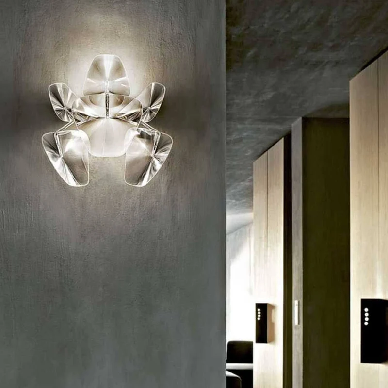 Luceplan Wandlampe Hope Ø 48cm transparent