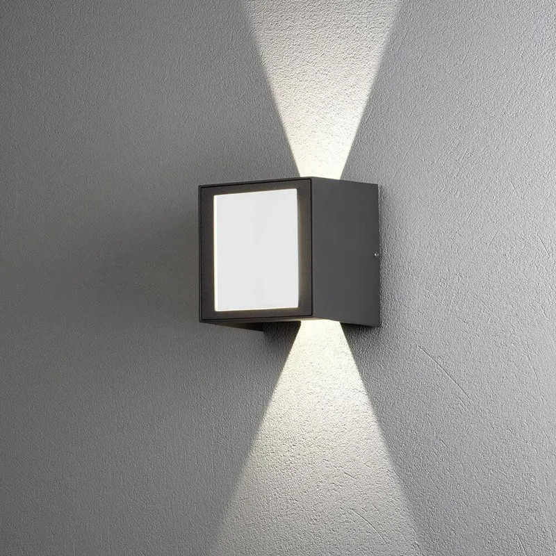 Cremona XL LED Außen-Wandleuchte Lichtstrahl einstellbar Anthrazit