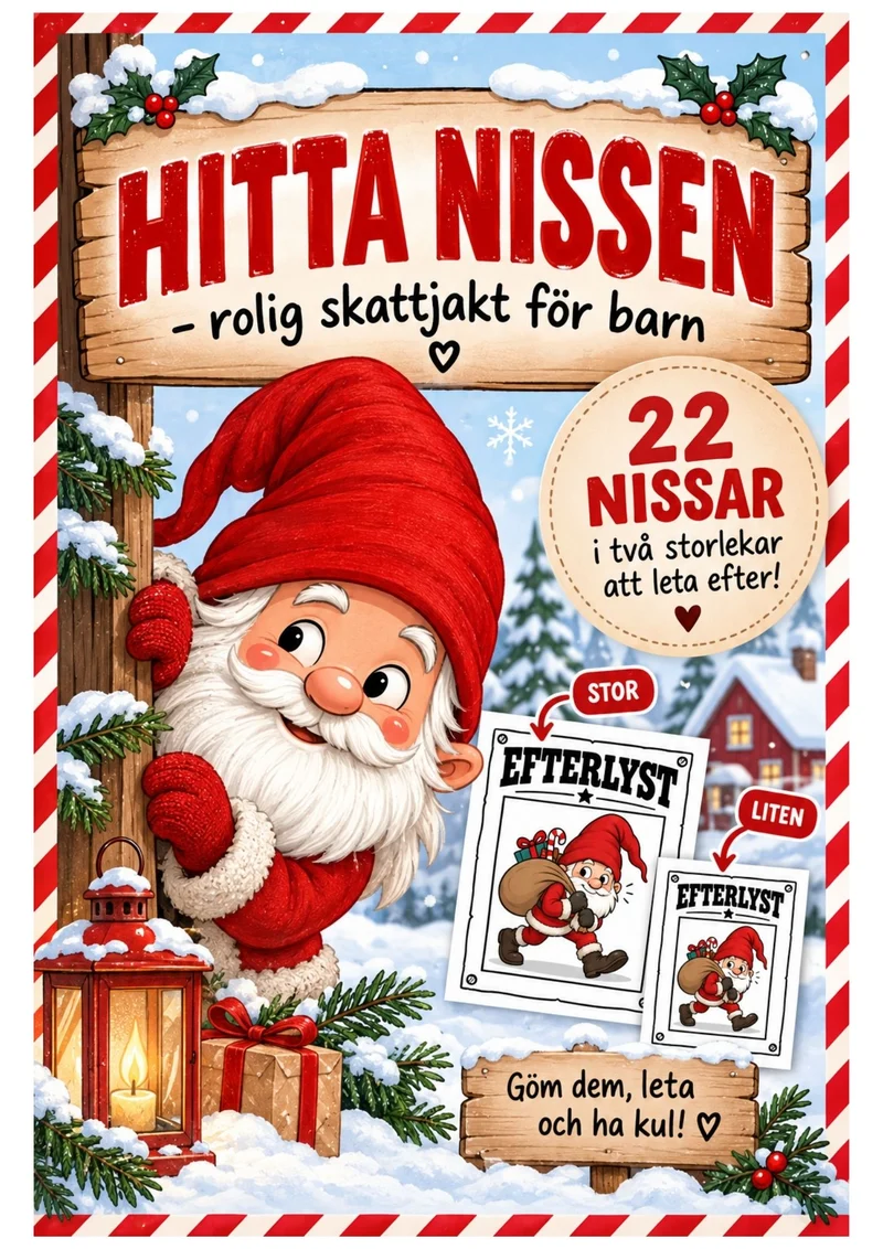 Hitta Nissen – rolig skattjakt för barn