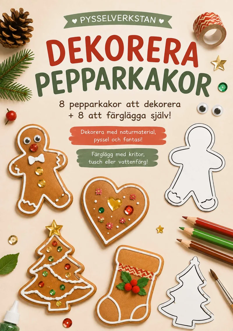 Dekorera pepparkakor