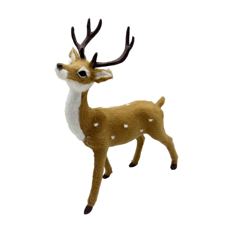 Dovhjort med horn 25 cm hög
