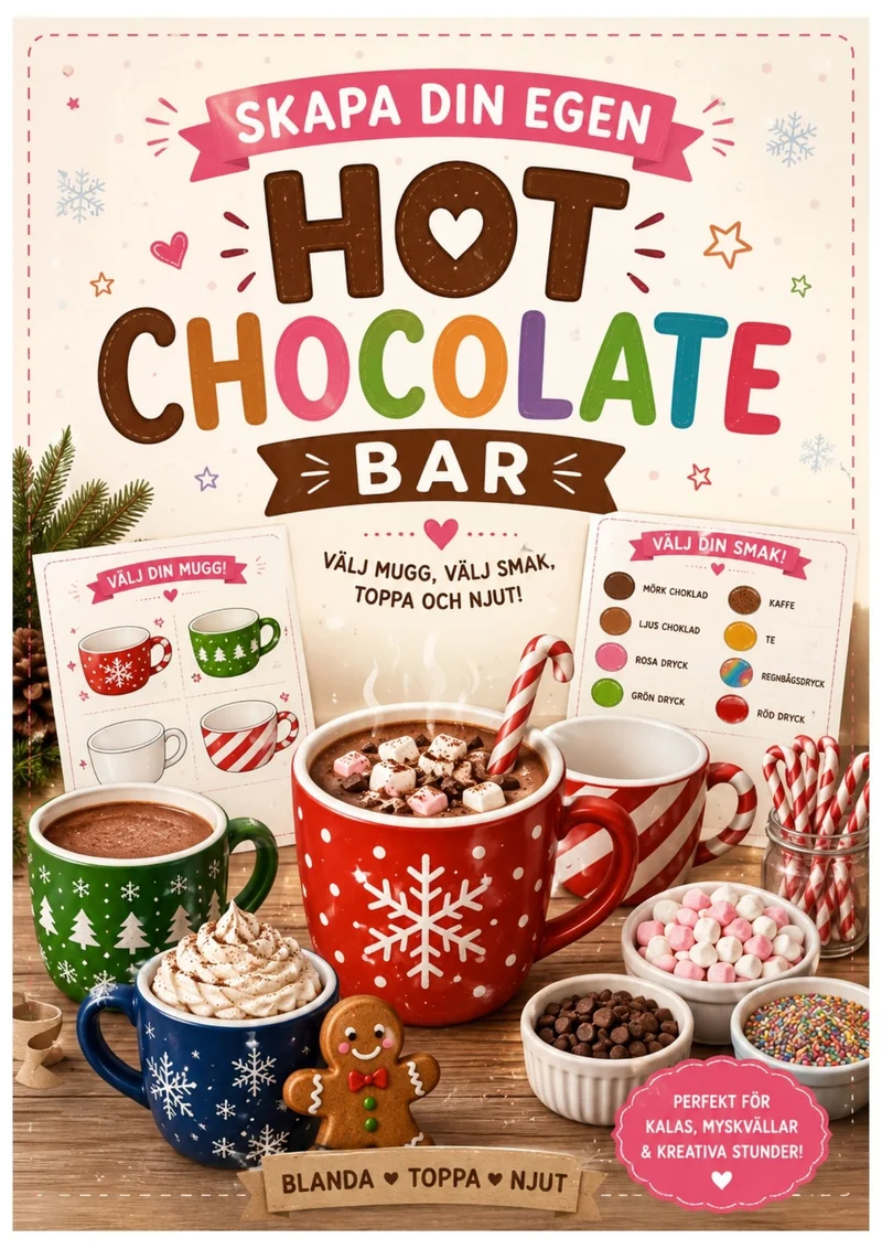 Skapa din egen Hot Chocolate Bar
