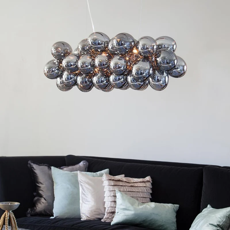 Glas-Hängelampe Gross Bar 80cm
