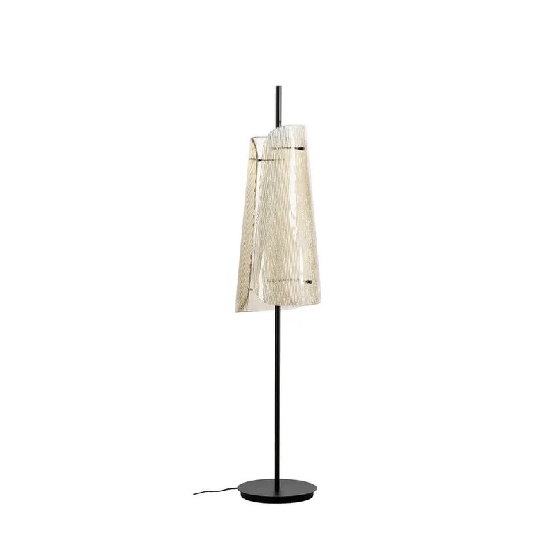 Pulpo LED Stehlampe Bent Two Glass