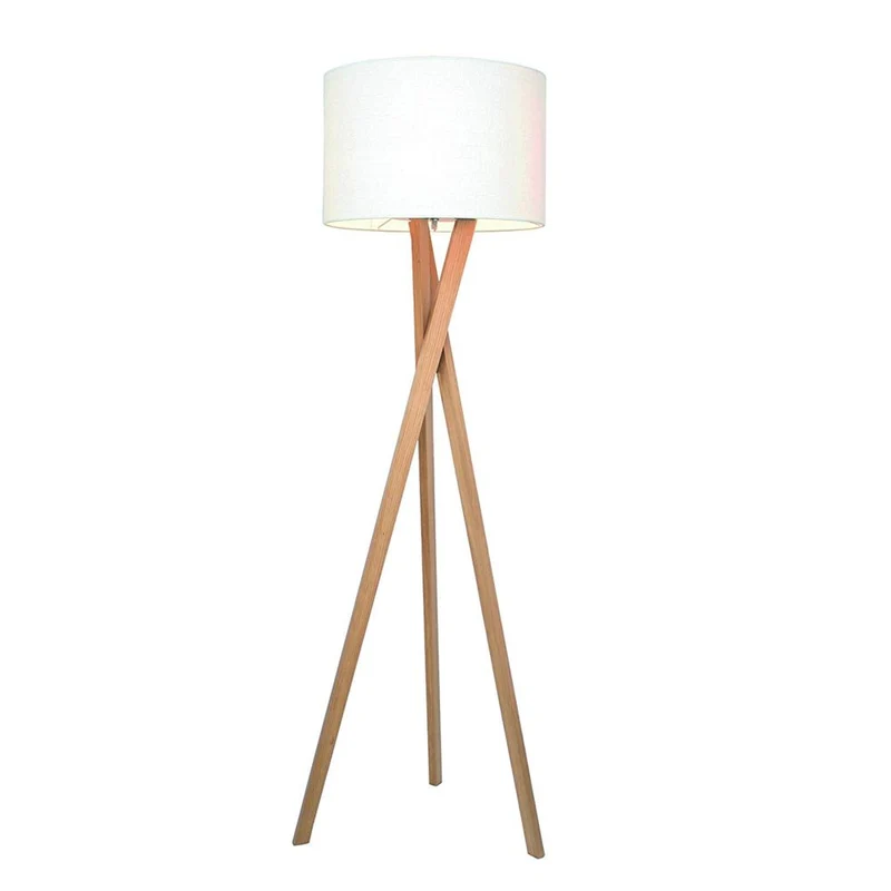 Dreibein Stehleuchte Vega 160cm Eiche
