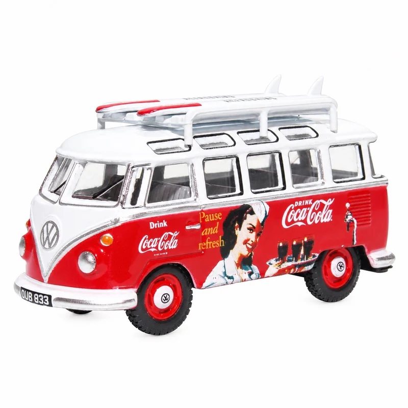 Coca Cola VW T1 folkvagnsrågbröd med surfbrädor
