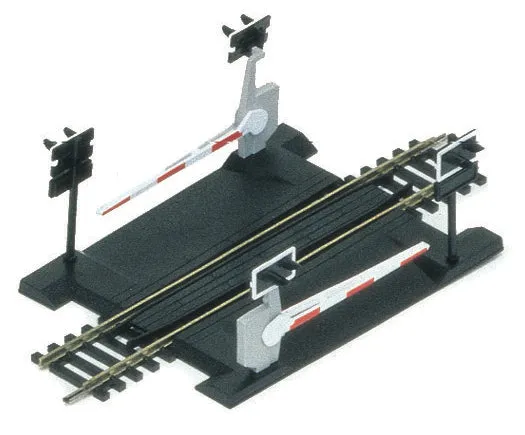 Järnvägsövergång till Hornby tåg