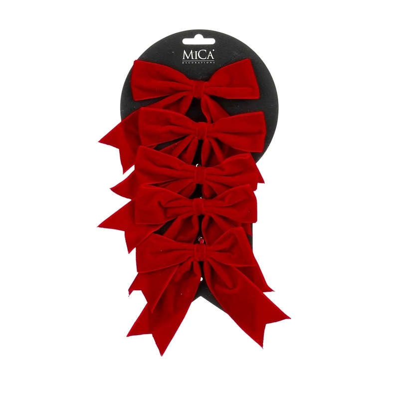 Röda rosetter 6-pack