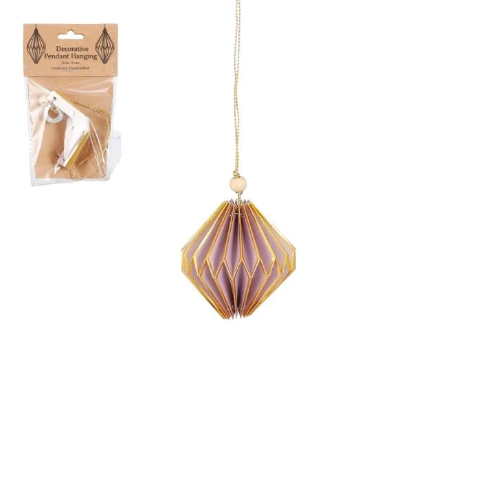 Handgjord Lökformad figur lila 7,5 cm hög