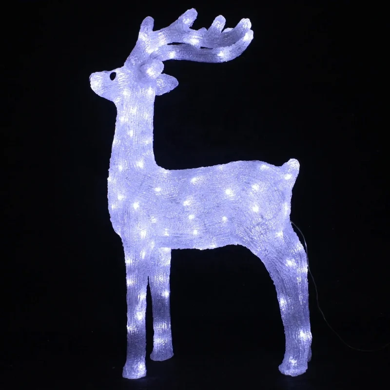 Ren Acryl - Höjd 92 cm med LED-lampor