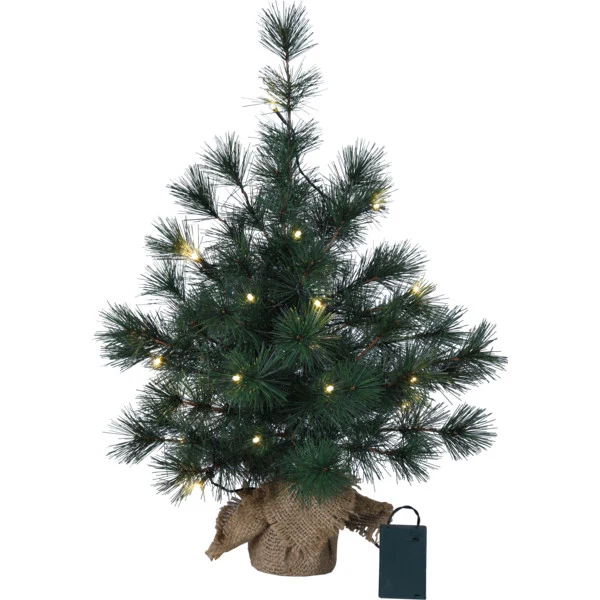 LED-dekorationsträd Furu, grön 60 cm