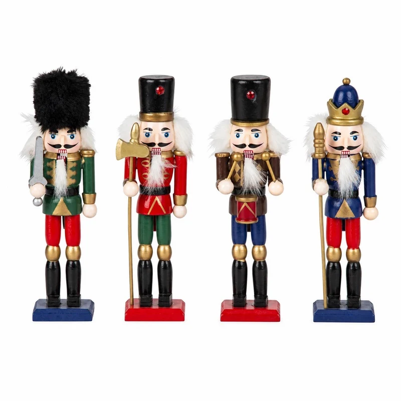 Nötknäckarfigur i trä 18 cm