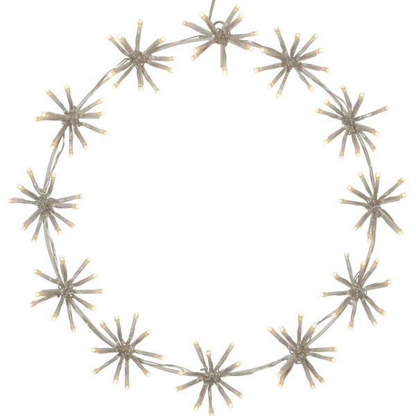Siluett Flower Ring hängande LED-dekoration 50 cm