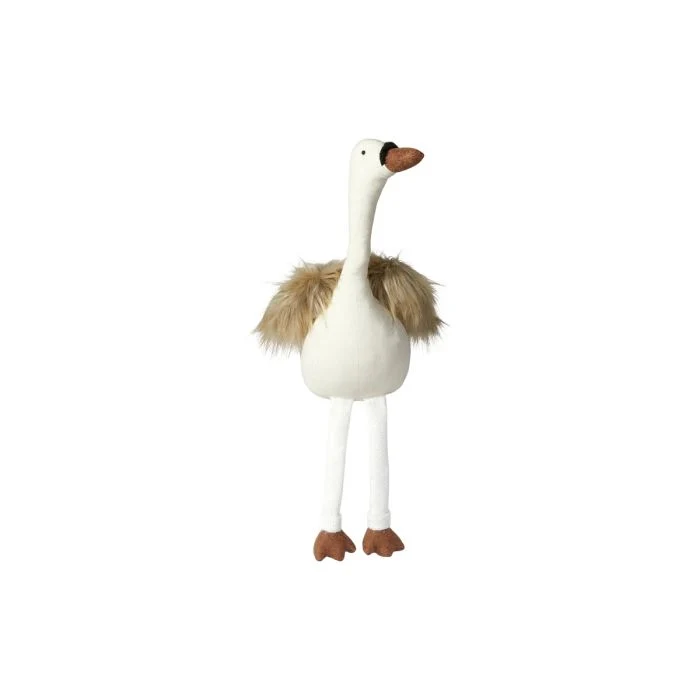 Svan med långa ben