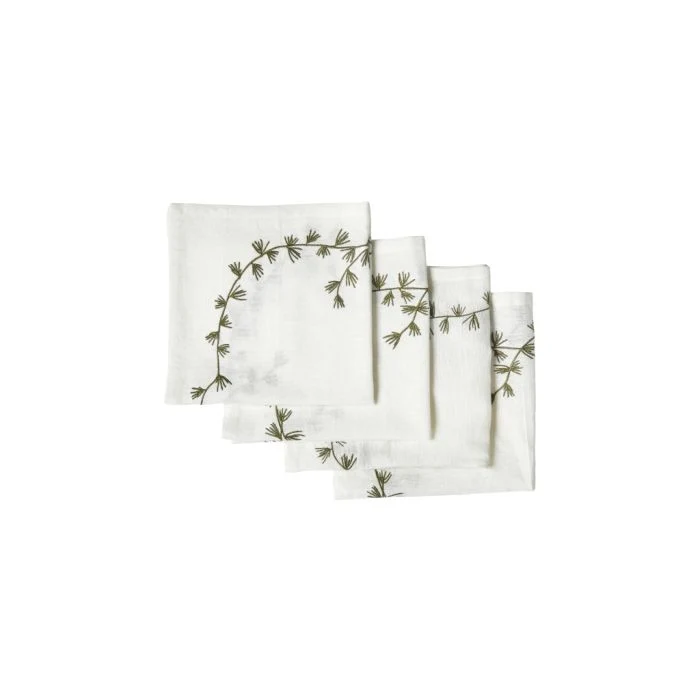Tygservetter vinter 4-pack