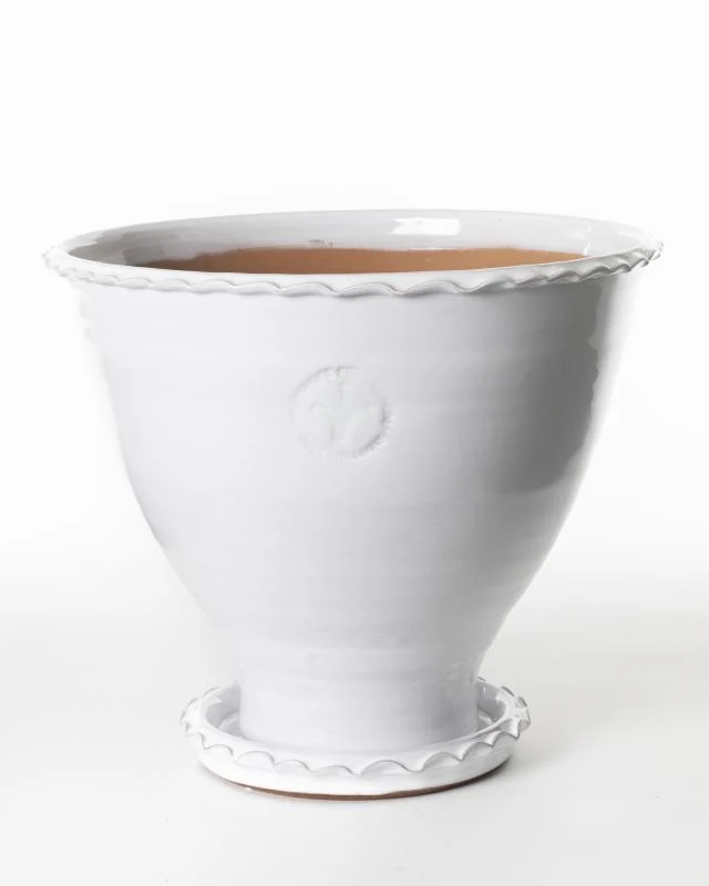 Kruka Sturehof - Adelcrantz, 24 cm vit