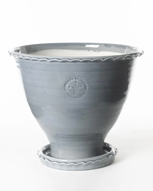 Kruka Sturehof - Adelcrantz, 24 cm grå