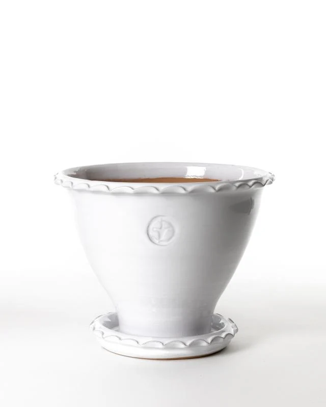 Kruka Sturehof - Adelcrantz, 17 cm vit