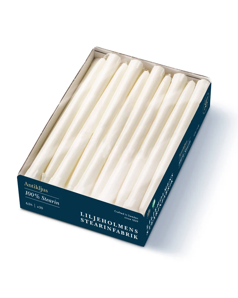 Liljeholmens Antikljus - 30-pack vit