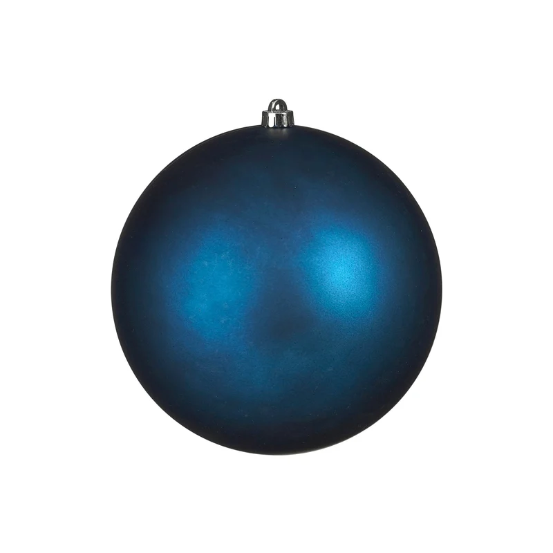 Stor julgranskula matt blå 25 cm i dia