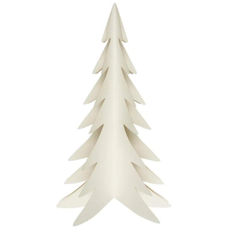 Pappersklipp stående julgran 35 cm hög