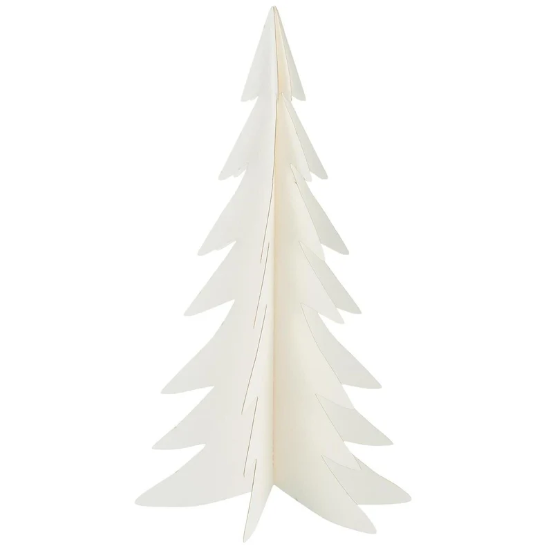 Pappersklipp stående julgran 25 cm hög